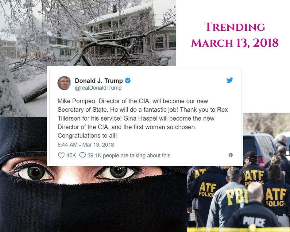 Trending-3-13-2018-Tillerson-Mail-Bombs-Saudi-Women